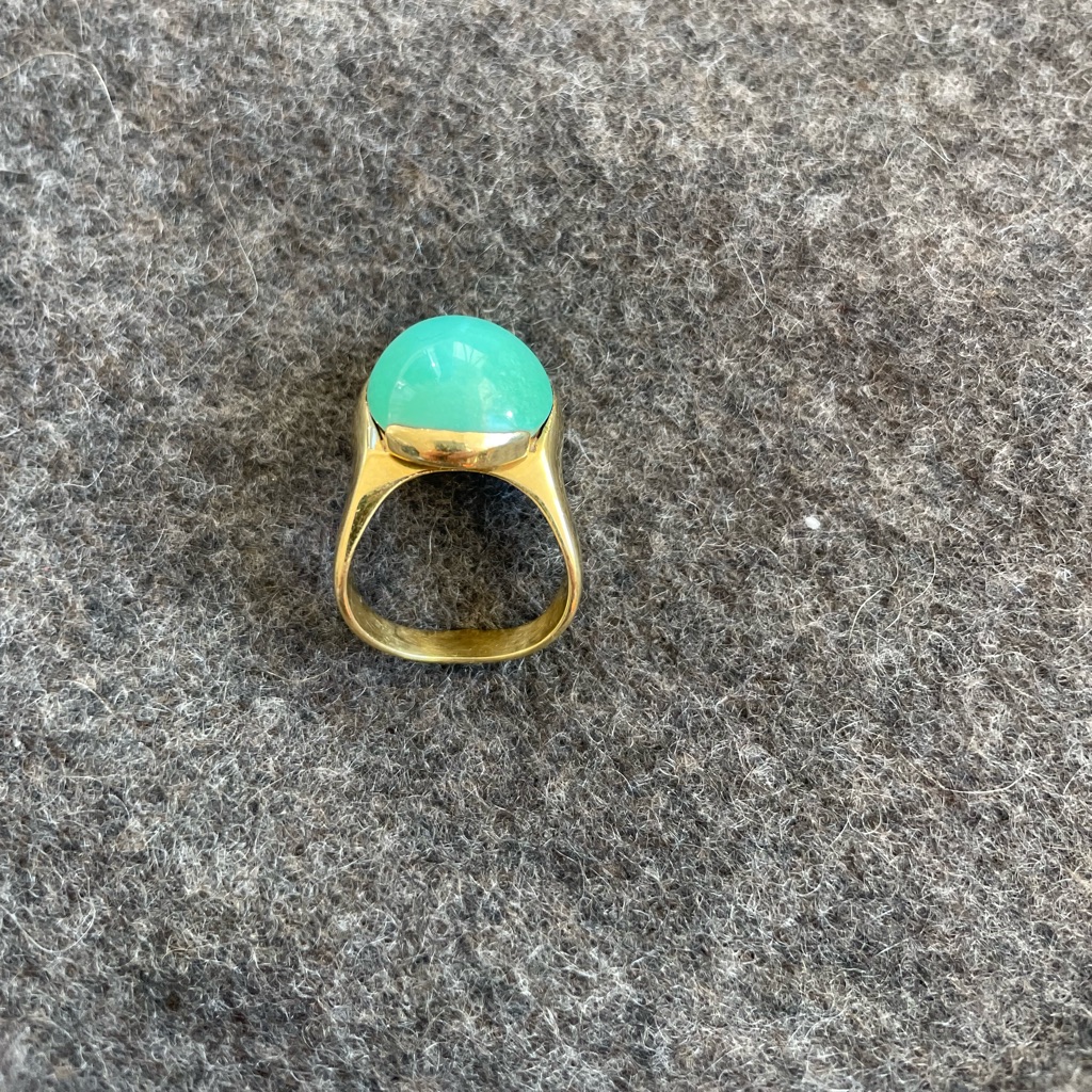 Italian Designer Cellino 18k Gold Ring Size 7